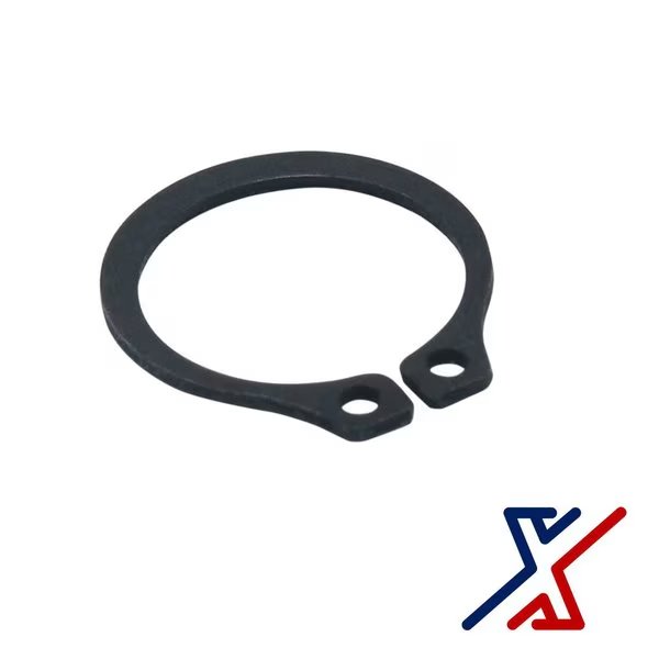 External Retaining Ring, Steel Black Oxide Finish, 1/4 in Shaft Dia, 25 PK, X1 Tools, Mfr#: X1E-CON-SNA-RIG-0250x25
